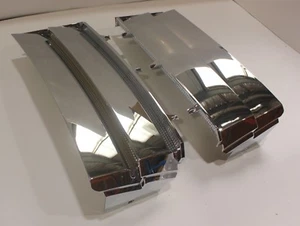 RANGE ROVER L322 2003-2010 Side Vent Grille Fender Chrome LAND ROVER OE Style - Foto 1 di 1