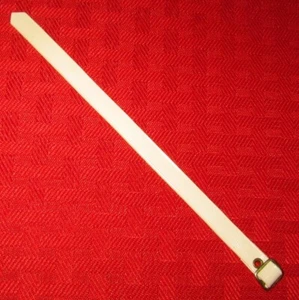 VINTAGE IDEAL TAMMY FOR SUNNY STROLLER CLOTHES FASHION WHITE JAPAN DRESS BELT! - Picture 1 of 2