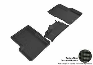 Alfombrillas 3D MAXpider para Jeep Renegade Kagu 2015-2020 segunda fila - negras - aceL1JP Foto 1 de 1