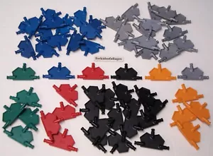 60 Paneles KNEX Pequeño Triángulo Verde Rojo Negro Azul Plata K'nex Base Piezas - Imagen 1 de 1