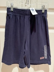New GAP Navy Blue Large 10 Knit Shorts Youth Boys Girls Elastic Waist Athletic - Picture 1 of 5