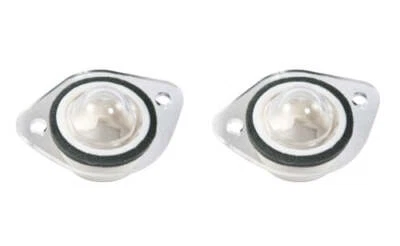1979-1993 Ford Mustang Rear License Plate Light Lense Lens Lenses (2) - Image 1 of 3