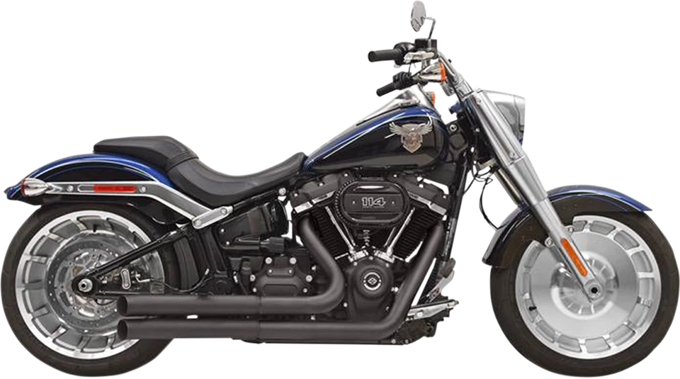 Escape negro 18-20 para Harley Softail Fat Boy 114 FLFBS Pro Street 18+ Foto 1 de 1