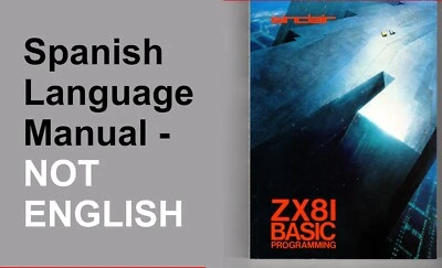BOOK - ZX81 BASIC PROGRAMMING - SPANISH LANGUAGE EDITION - Image 1 of 4