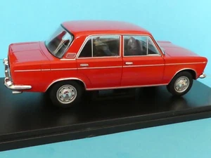 Fiat 125 4 door 1600 1968 Red with Black Interior Atlas 1:24 th. Scale - Picture 1 of 6