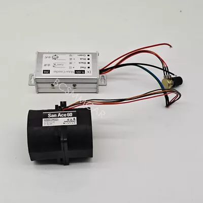 Double Intake Fan Car Power Turbine Turbo Charger Boost Intake Fans W/Controller - Image 1 of 4