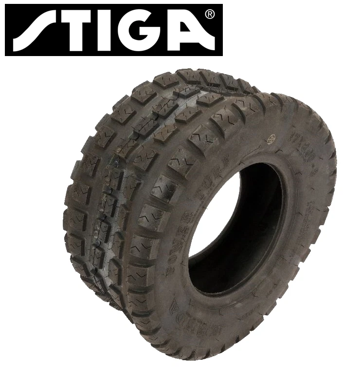 orig. Stiga Park Pro Reifen Räder 17x8.00-8 Power Turf 200/55-8  /  9545-0124-01 - Bild 1 von 1