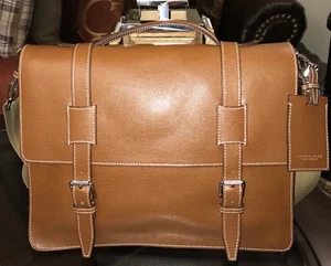 Borsa Valigetta Azienda Ralph Lauren Black Label 100% Pura Pelle Made In Italy - Foto 1 di 10