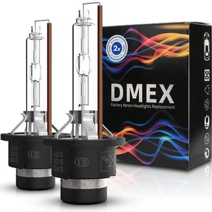 DMEX D2S - 35W - 4300K Warm White Xenon Headlight HID Bulbs 85122 66240 66040 - Picture 1 of 7