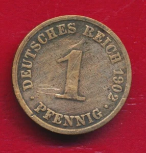 German Empire 1902A PFENNIG (Copper) - Picture 1 of 2