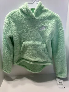 NIKE Girls Plush Mint Foam Color Hoodie 6X New With Tags - Picture 1 of 9