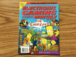 EGM #17 December 1990 Electronic Gaming Monthly The Simpsons Super Star Soldier - Picture 1 of 12