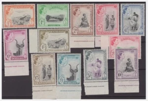 SWAZILAND - 1956 - DEFINITIVES SET  MNH **  SG 53/64 - Picture 1 of 1