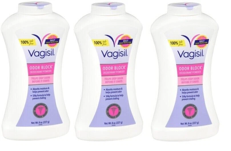 Desodorante en polvo Vagisil sin talco 8 oz X **3 paquetes** - Imagen 1 de 1