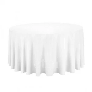 Tischdecke RUND ø260cm weiss - Bild 1 von 1