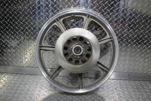 1977 YAMAHA XS750 FRONT WHEEL RIM WITH BRAKE ROTORS 6.88MM THICK 19X1.85 - Picture 1 of 12