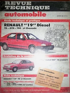 Renault 19 Diesel - Zeitschrift Automobile Technique (OPEL Kadett GSi) - Bild 1 von 1