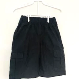 The Children’s Place Boys’ Pull-On Cargo Shorts – Size 6 (Washed Black) - Picture 1 of 8