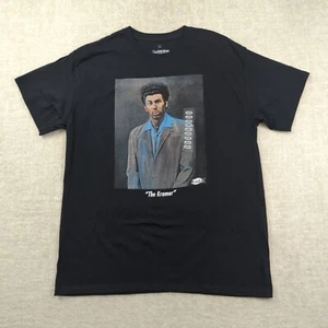 Seinfeld The Kramer Portrait Painting T Shirt Mens L Large Black Ripple Junction - Picture 1 of 8