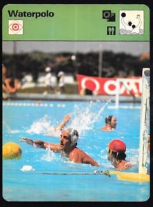 1977 Sportscaster Card Waterpolo # 09-18 NRMINT.