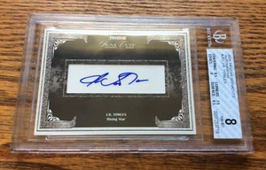 2008 Tristar Signacuts Autogramm #JRT J.R. Towles Bewertung 8 NM-MT Baseballkarte - Bild 1 von 3