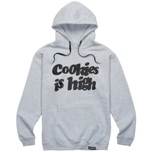NWT Authentic Berner Cookies Clothing CKS Cookies Is High Heather Medium Hoodie - Picture 1 of 1