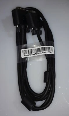 Dell 6FT 15Pin VGA M to VGA M LCD Monitor Cable TF308 - Image 1 of 2