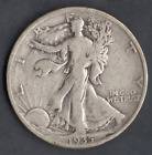 ETATS UNIS @ USA @ WALKING LIBERTY HALF DOLLAR EN ARGENT DE 1935 @ SILVER COINS