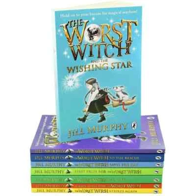 Worst Witch Series By Jill Murphy: Complete 8 Books Collection Set-Ages 7-12 -PB