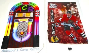1995-96 Kraft Dinner Bernie Nicholls Chicago Blackhawks - Picture 1 of 3