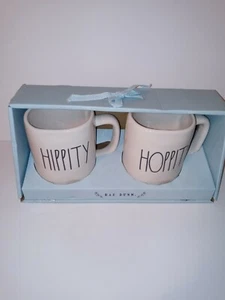 New Rae Dunn Magenta Hippity" & "Hoppity Easter Mug Set - Picture 1 of 5