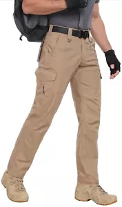 Mens Tactical Pants Water Resistant Ripstop Hiking Pants w/ Multi Pockets 40/32 - Picture 1 of 4