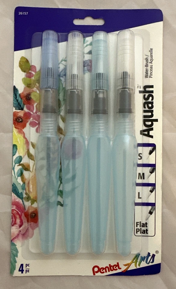 Cepillo de agua Pentel Arts Aquash puntas surtidas. 4-pk 26157 Foto 1 de 1