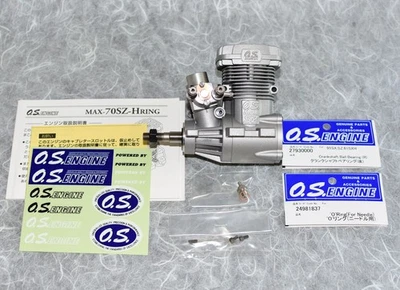 O.S. Max 70SZ-H RING 2-Stroke Helicopter Engine #17000 *GOOD* Condition - Image 1 of 4