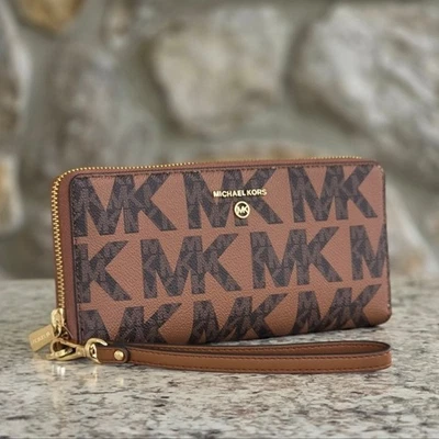 Pulsera Continental Michael Kors Jet Set Logo Marrón Foto 1 de 4