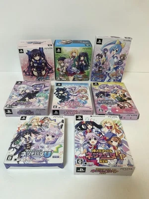 PS VITA Neptunia Limited 8 Set Hyperdimension Wars Idol Tag PP Rebirth Blan - Image 1 of 4