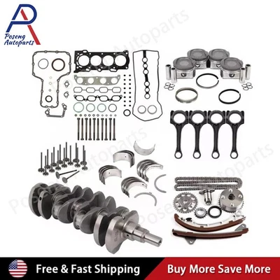 Engine Rebuild Overhaul Kit For 98-08 Toyota Celica Corolla Prizm 1ZZ-FE 1.8L - Image 1 of 4