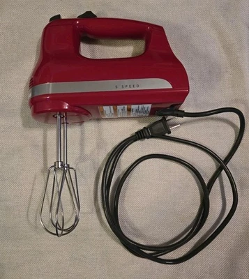 KitchenAid Batidora de Mano 5 Velocidades Rojo Imperio Foto 1 de 4