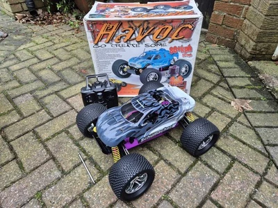 Schumacher Havoc (4.6cc) .28 Big Block 1/8 Nitro Truck RTR RC Car 50mph Running - Image 1 of 4