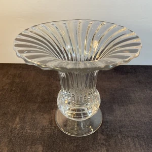 Heisey Ridgeleigh-Art Deco Glass Vase 5”T, Beautiful!  Vintage/MCM - Picture 1 of 11