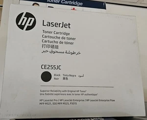 Toner HP 55X CE255JC CE255X CE255XC 55X P3010 P3011 P3015D M521 500 MFP M525 - Photo 1/2