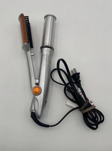 InStyler IS1001 Silver/Orange Curling Iron Rotates With Brush Tested Working - Picture 1 of 13