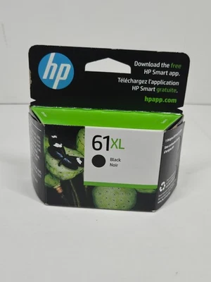Genuine HP 61XL Black High Yield Single Pack Ink Cartridge CH563WN Mar 2025 - Image 1 of 2