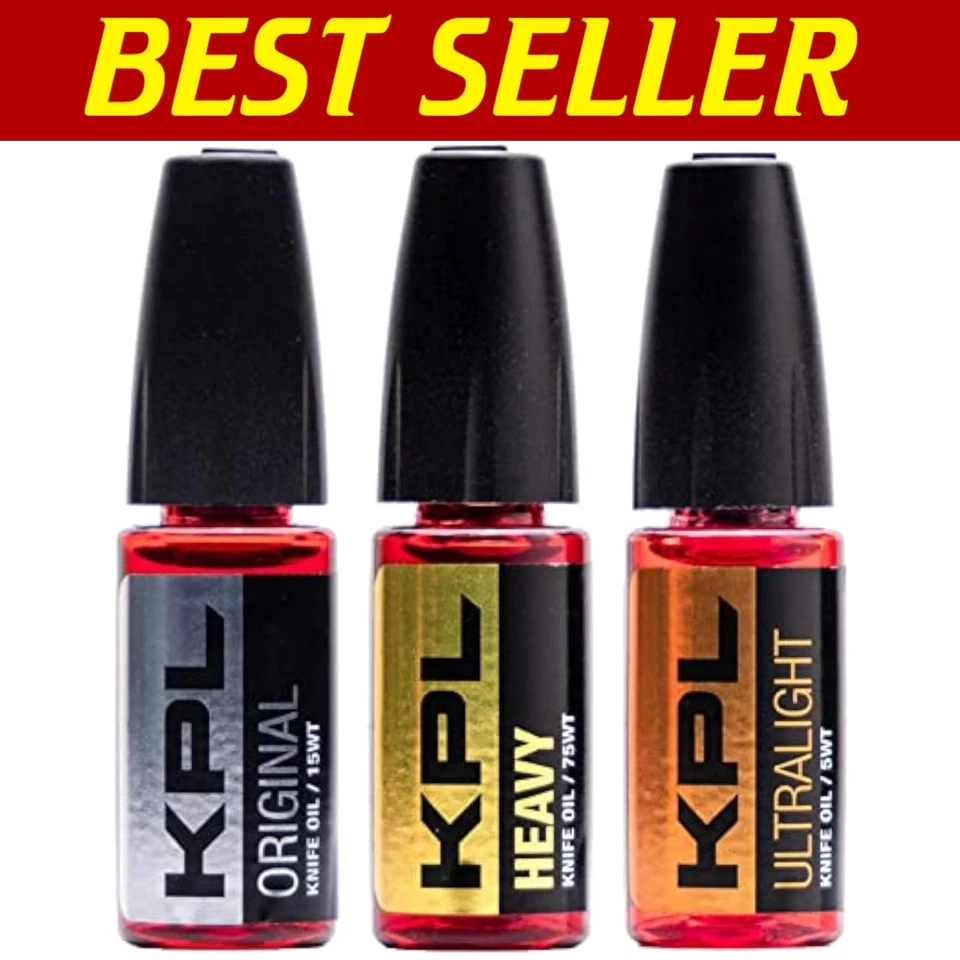 Knife Pivot Lube Original Heavy Oil 3x10ml Precision Lubricant - KPL-0005