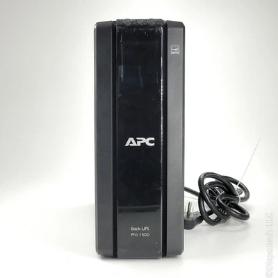 APC Back‑UPS Pro 1500VA BR1500G Tower UPS 865W 10‑Outlet with AVRn - No Battery - Image 1 of 4