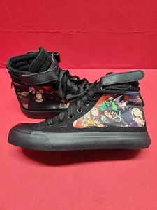 Neu Fei Yao schwarze Anime Old Style Schuhe Größe 40 = Damen 7,5 High Top US-Verkäufer - Bild 1 von 10