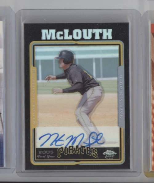 2005 Topps Chrome Nate McLouth Rookie Auto #247 RC AUTOGRAPH PIRATES RC SP RARE - Image 1 of 1