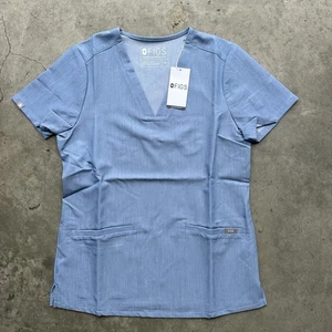 Figs Scrubs Top Neu mit Etikett Größe X Small Figs Casma drei Taschen Oberteil medizinische Peelings - Bild 1 von 6