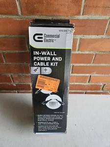 Kit de alimentación y cable eléctrico comercial en pared blanco DIPWRW-K - Imagen 1 de 4