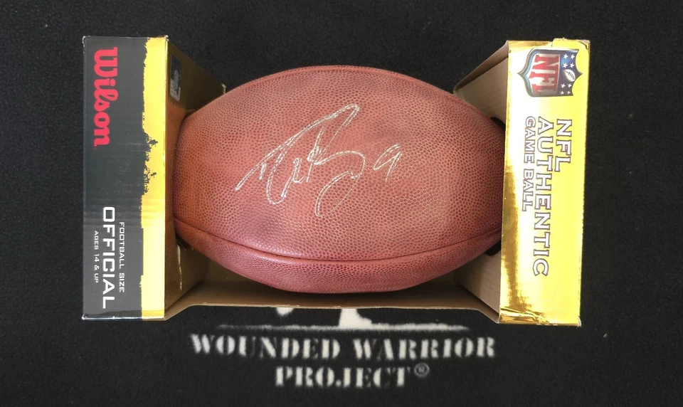Подлинный игровой мяч Drew Brees No9 Saints HOF QB NFL «The Duke» с автографом - Изображение 1 из 4